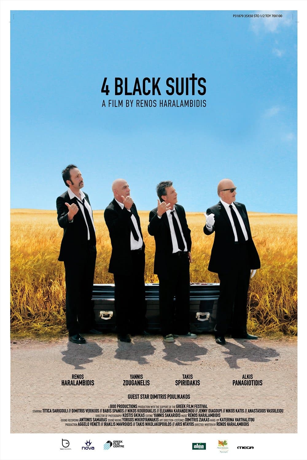 Poster 4 Black Suits