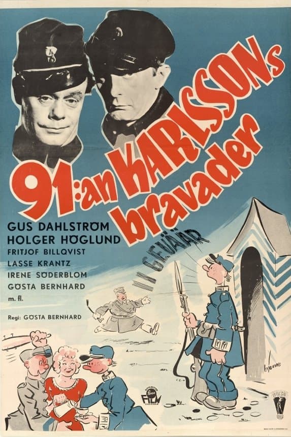 Poster 91:an Karlssons bravader