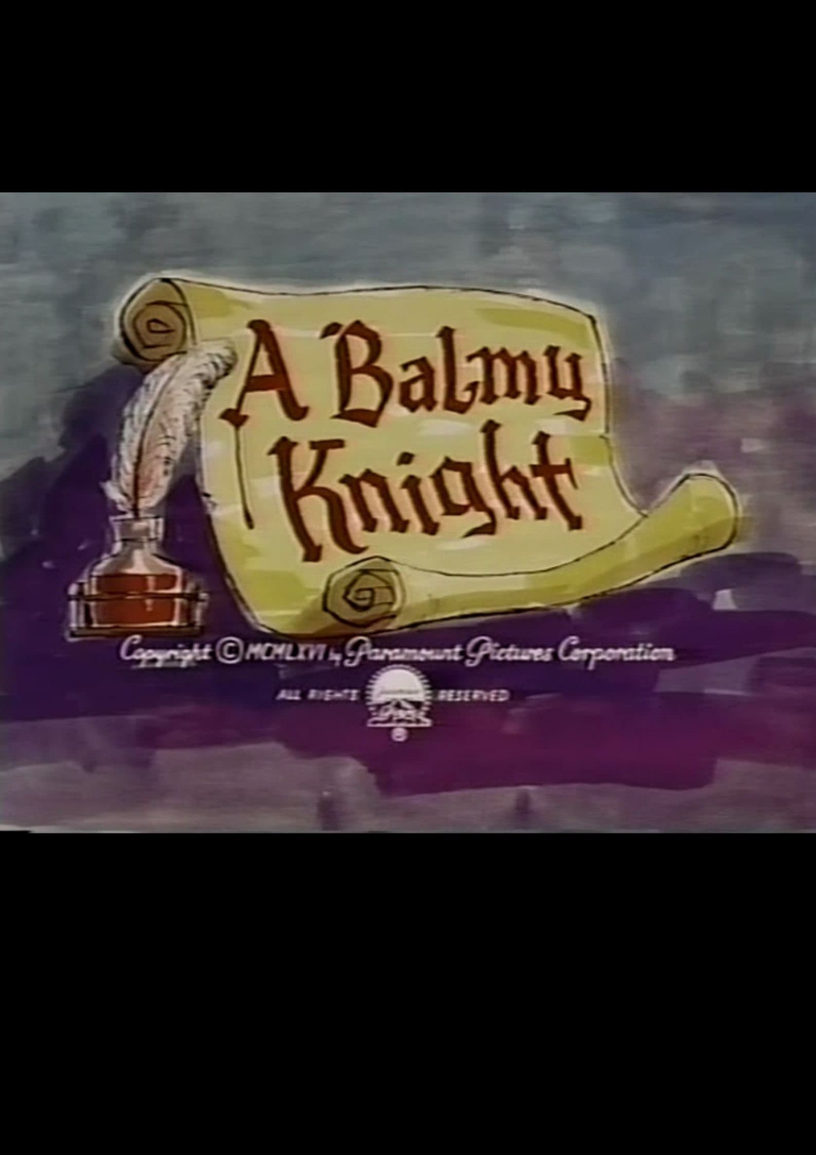 Poster A Balmy Knight