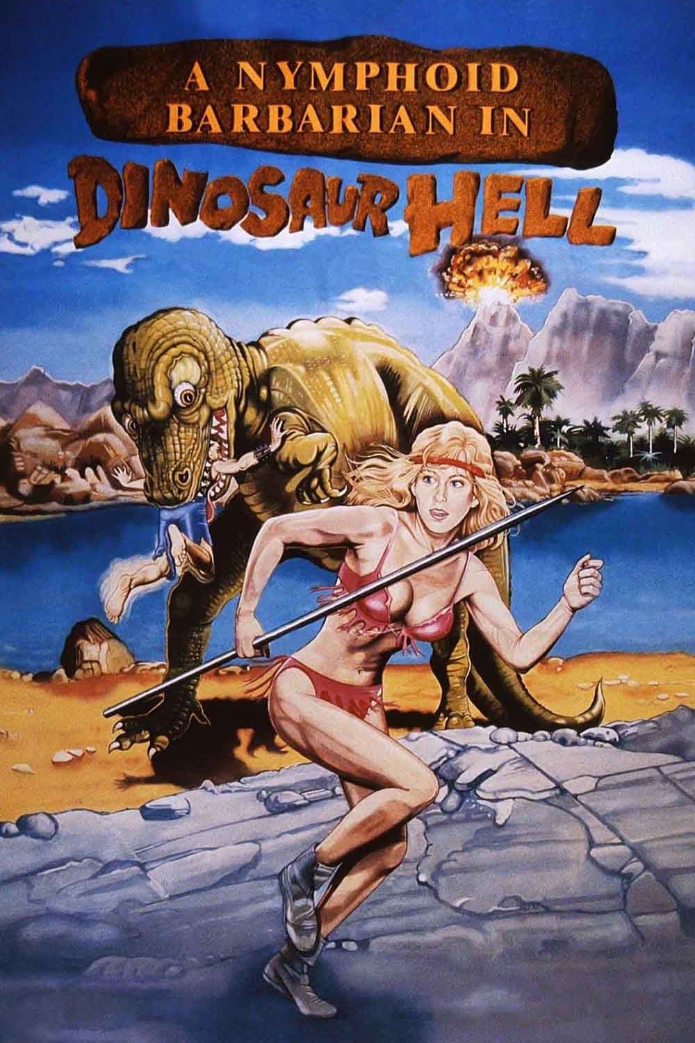 Poster A Nymphoid Barbarian in Dinosaur Hell