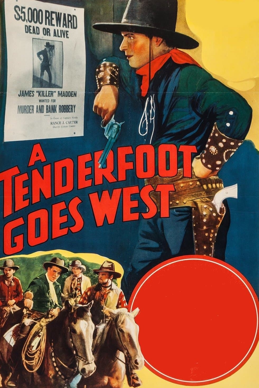 Poster A Tenderfoot Goes West