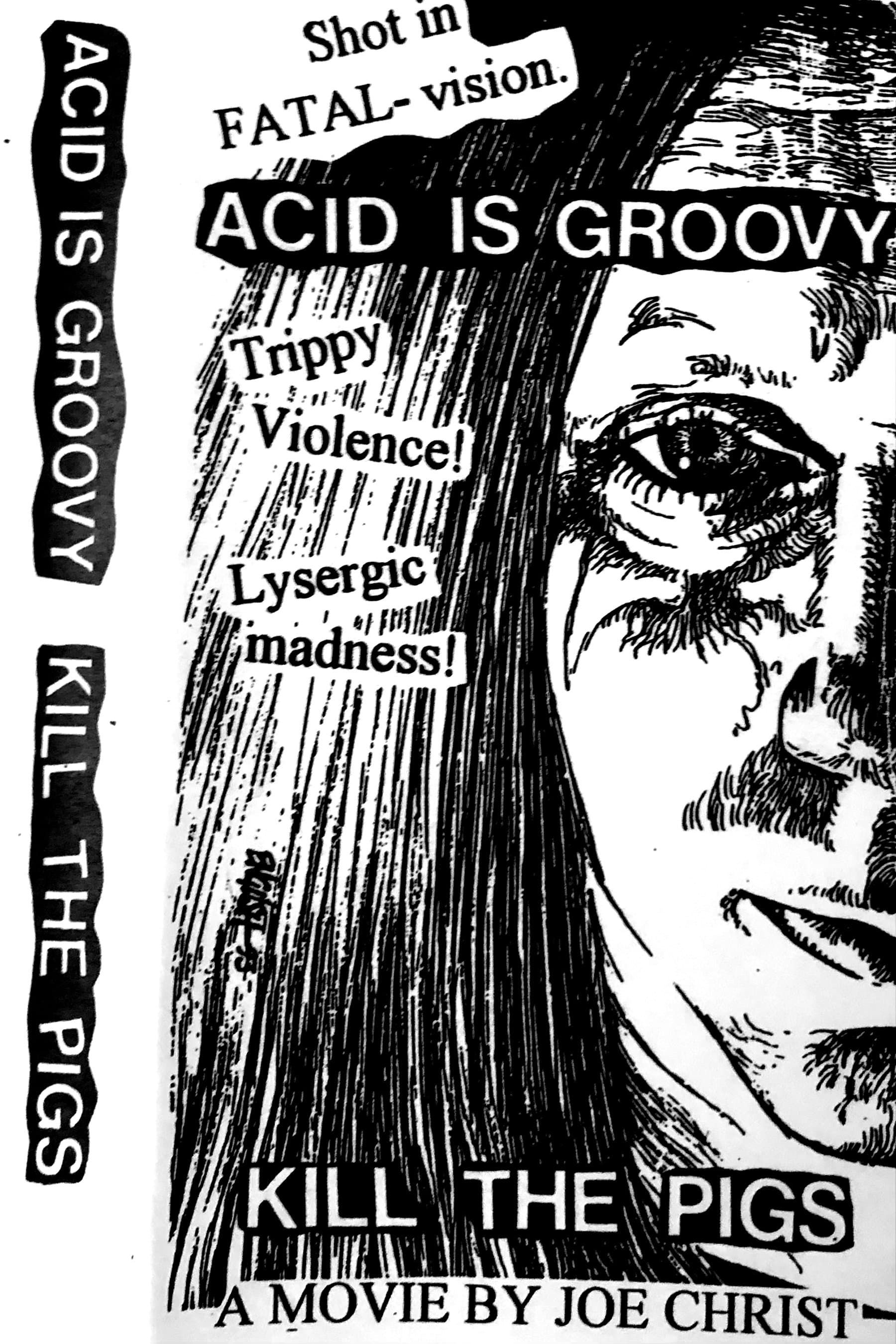 Poster Acid Is Groovy Kill the Pigs