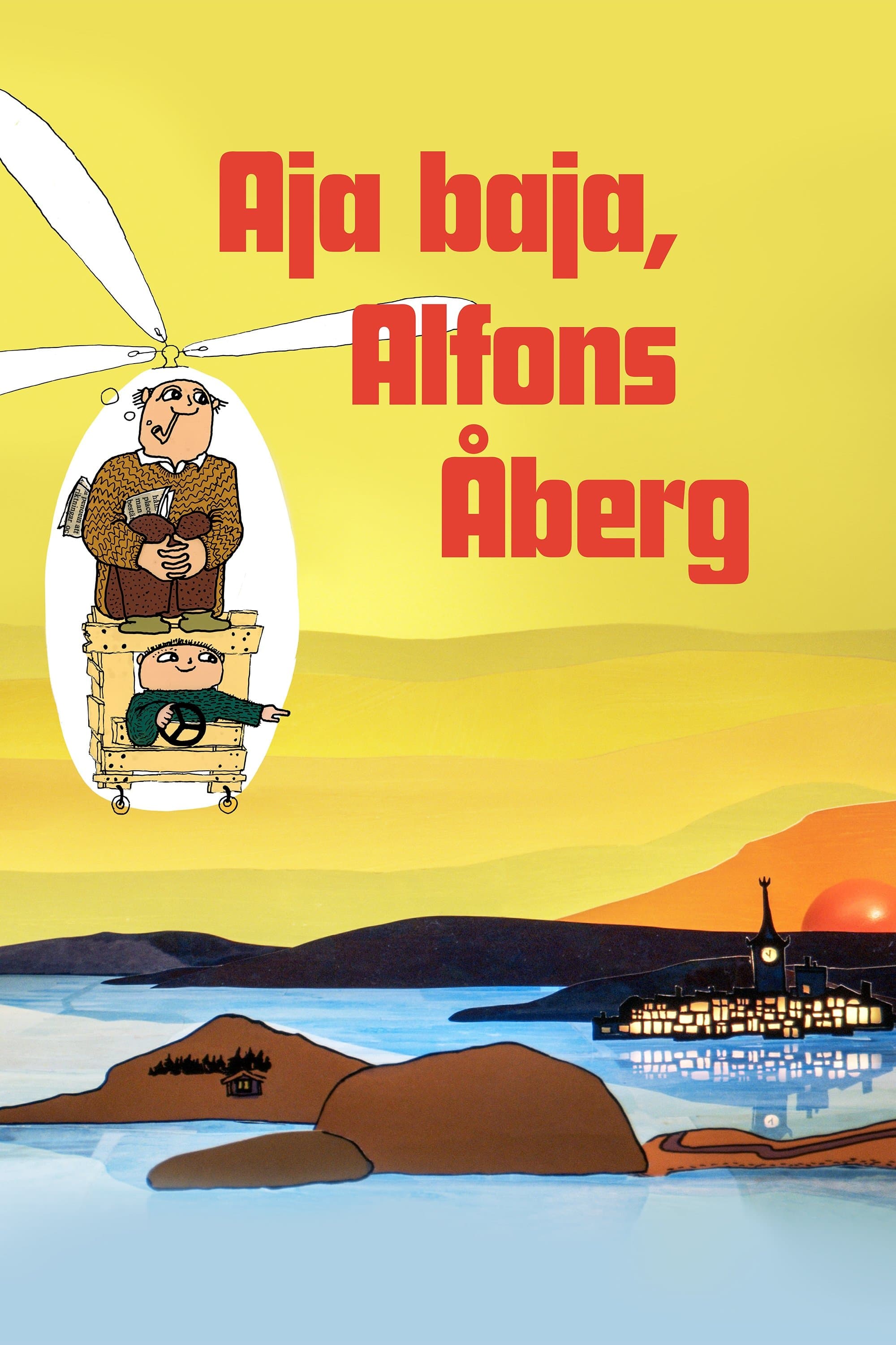 Poster Aja baja, Alfons Åberg
