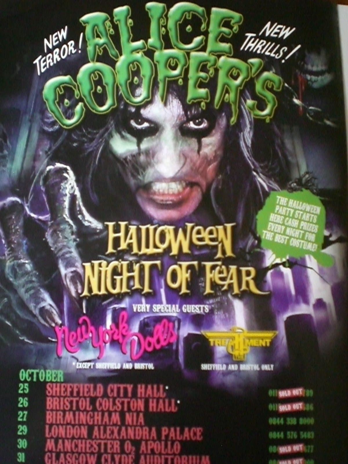 Poster Alice Cooper: Halloween Night of Fear