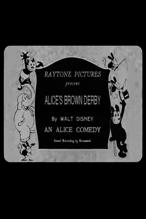 Poster Alice's Brown Derby