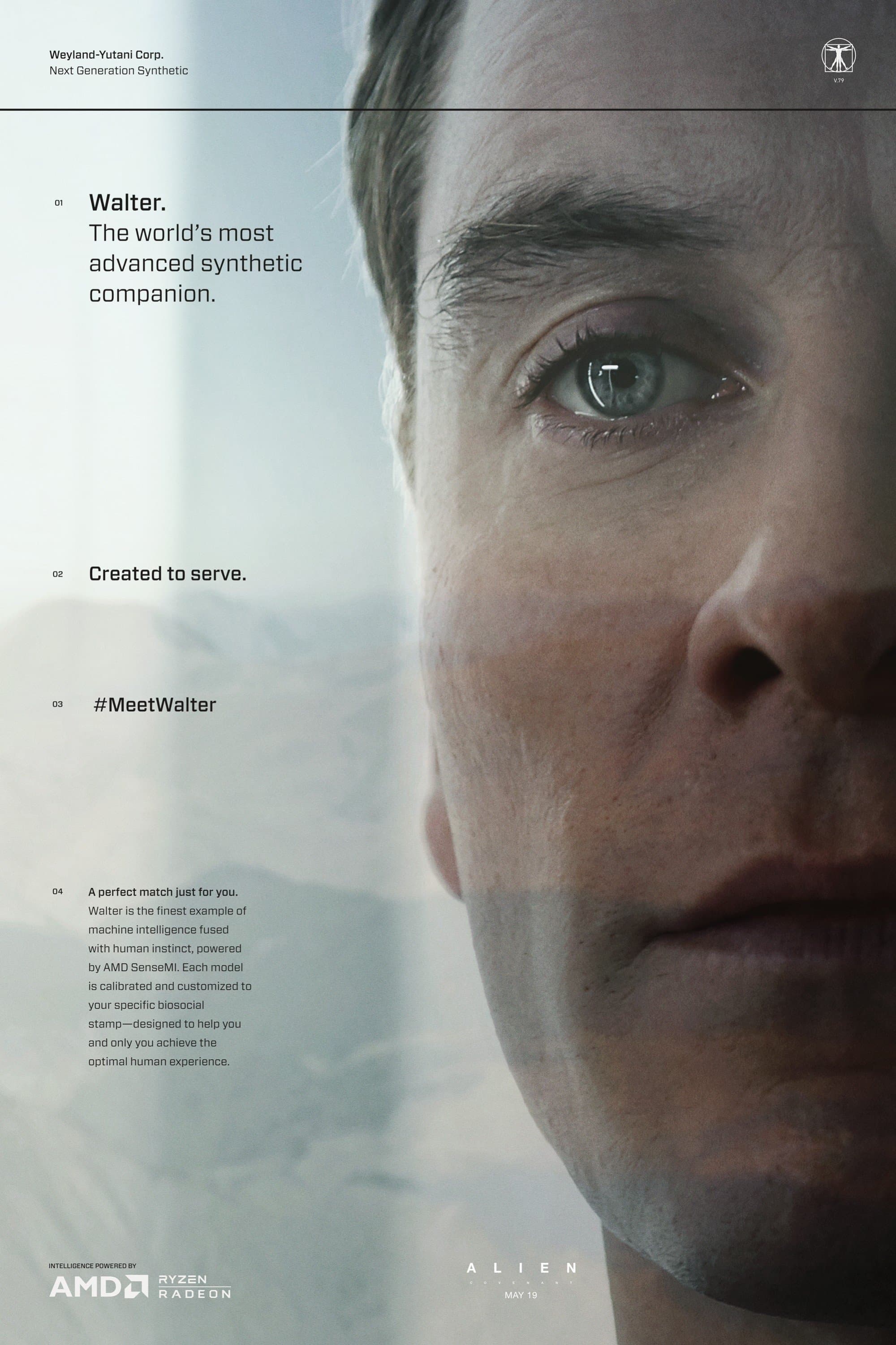 Poster Alien: Covenant - Meet Walter