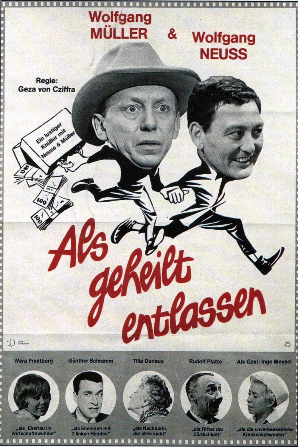 Poster Als geheilt entlassen