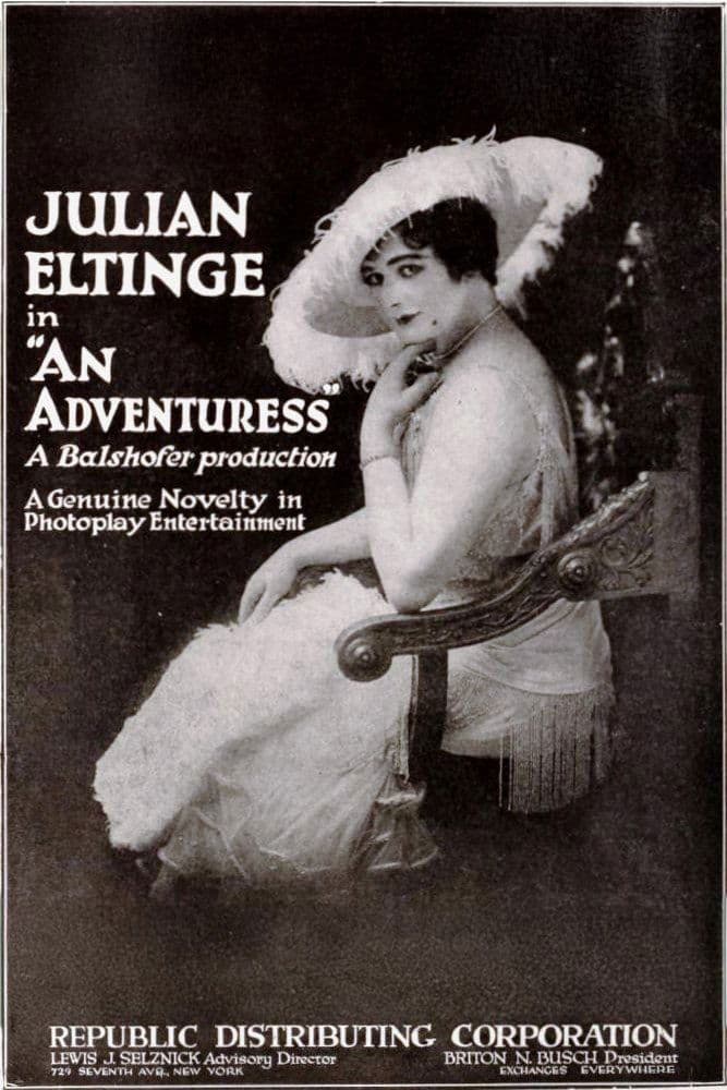 Poster An Adventuress