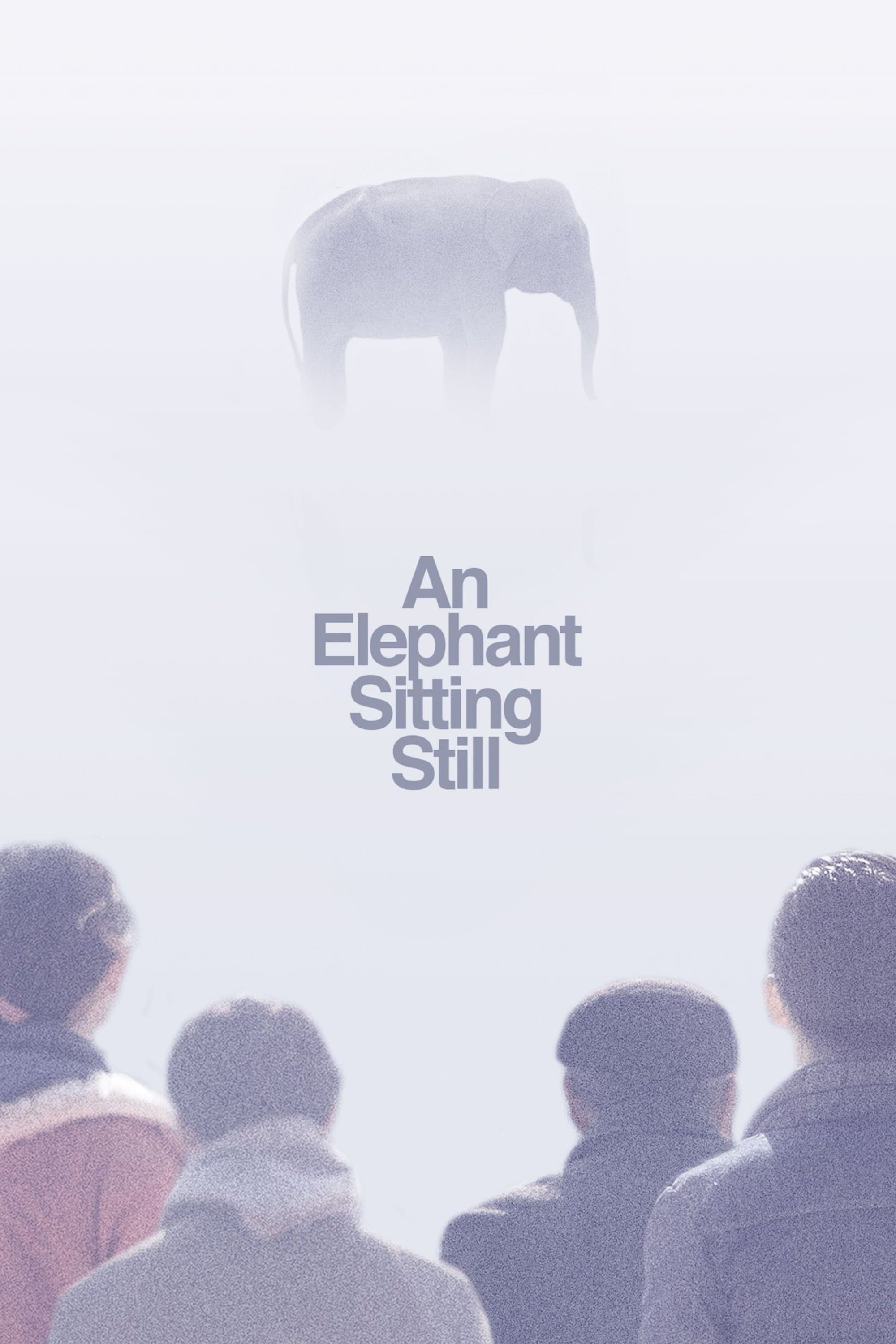 Poster An Elephant Sitting Still