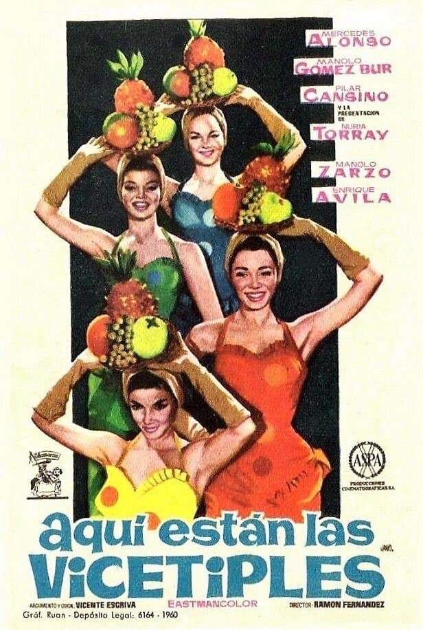 Poster ¡Aquí están las vicetiples!