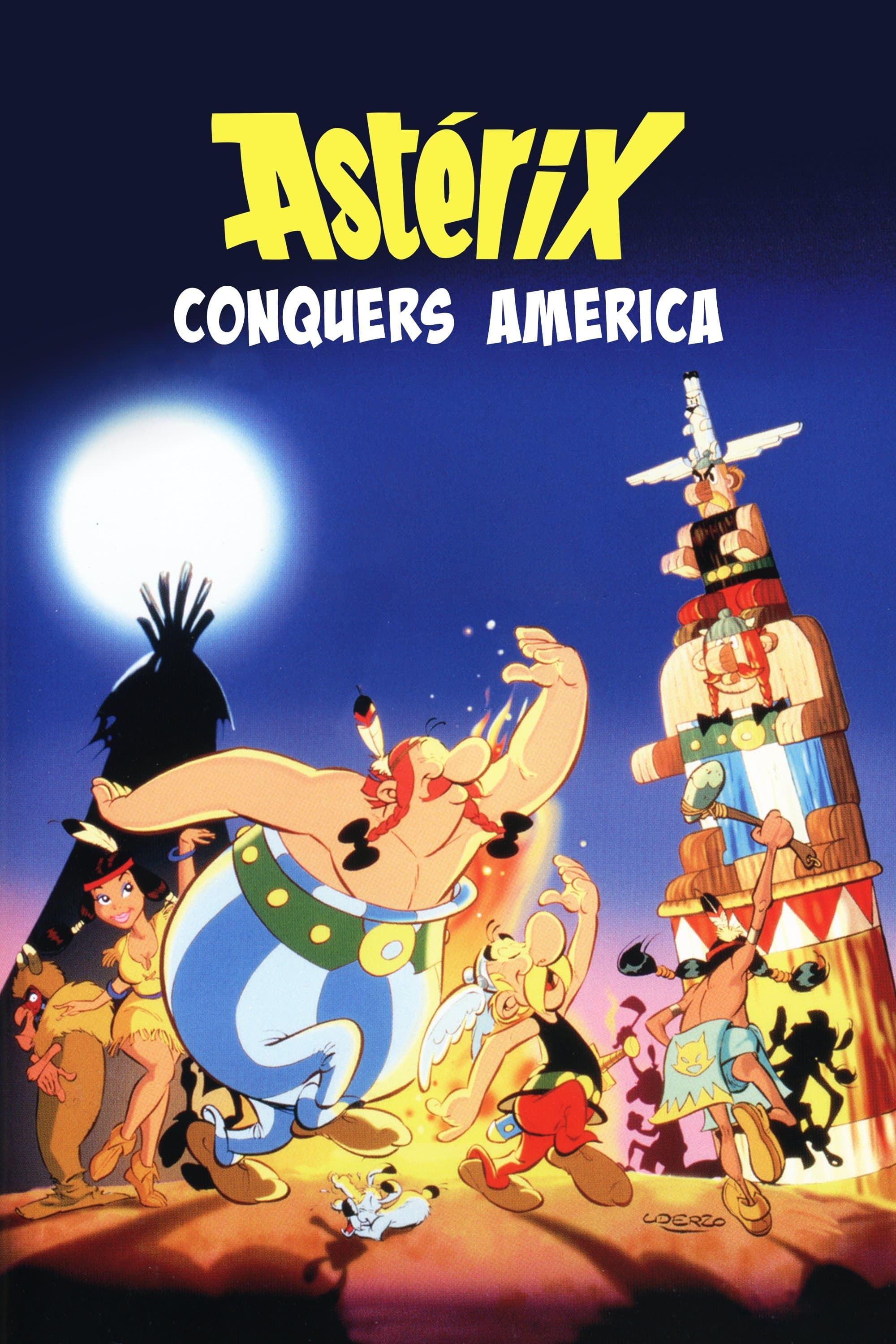 Poster Asterix Conquers America