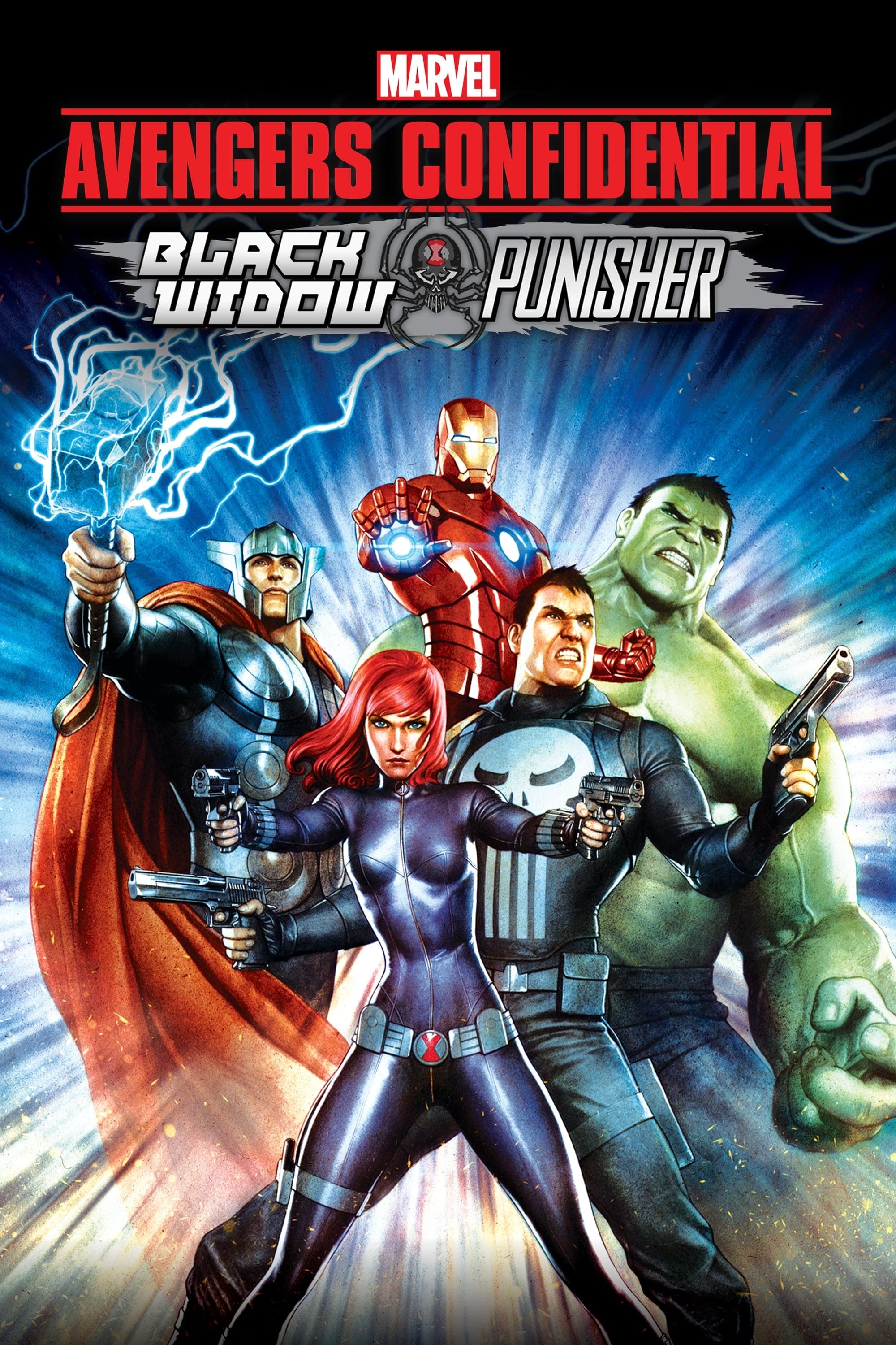 Poster Avengers Confidential: Black Widow & Punisher