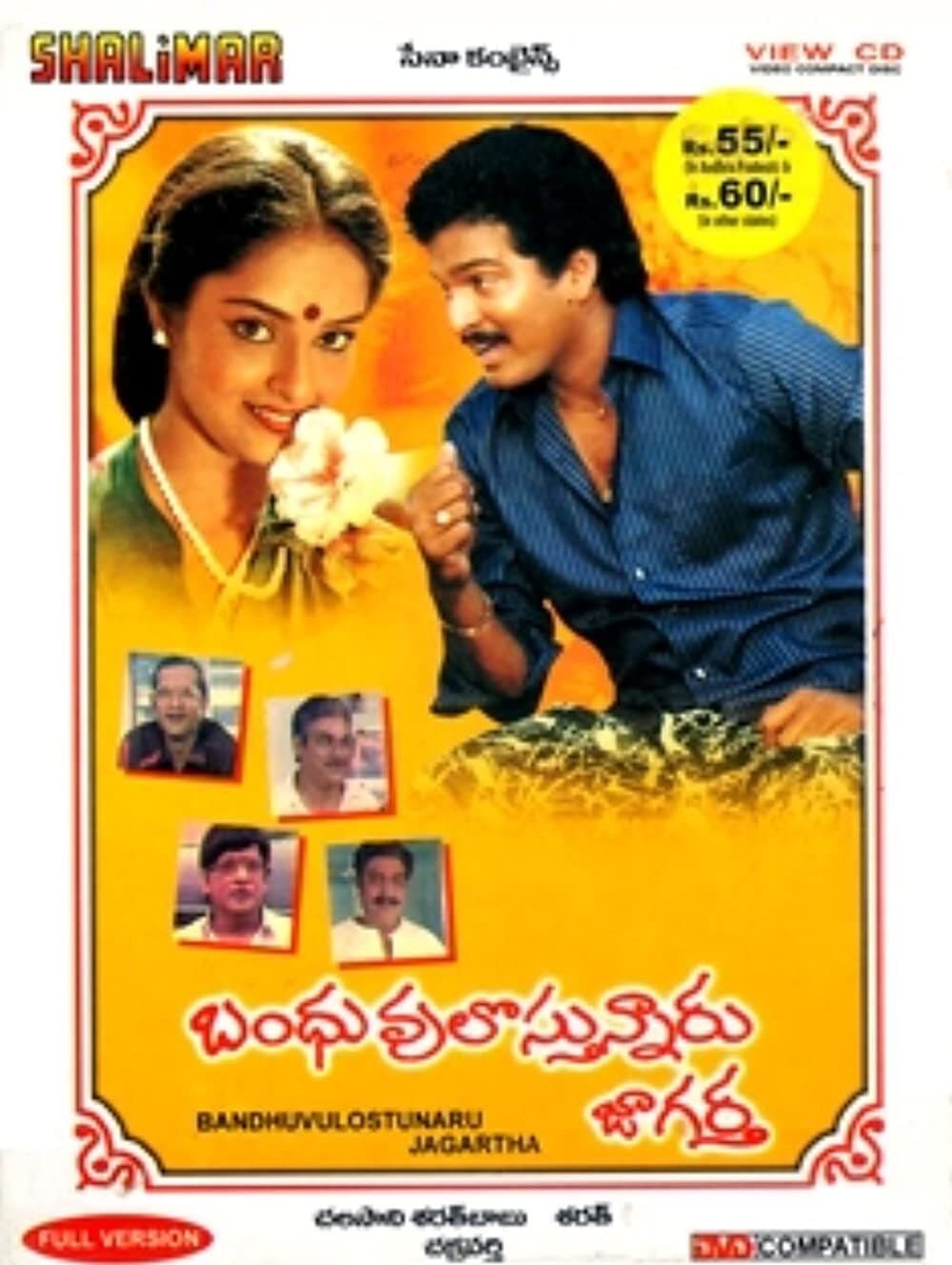 Poster Bandhuvulostunnaru Jagratha