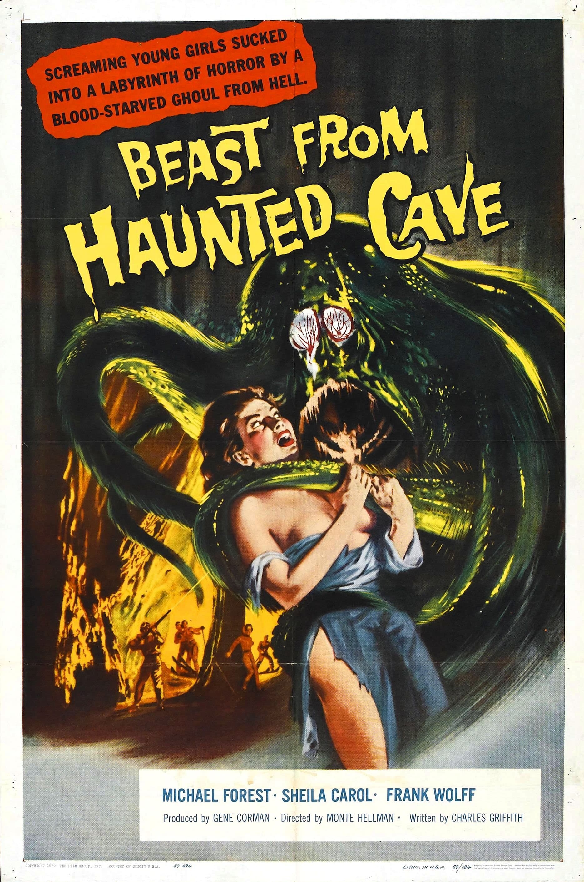 Poster Beast from Haunted Cave