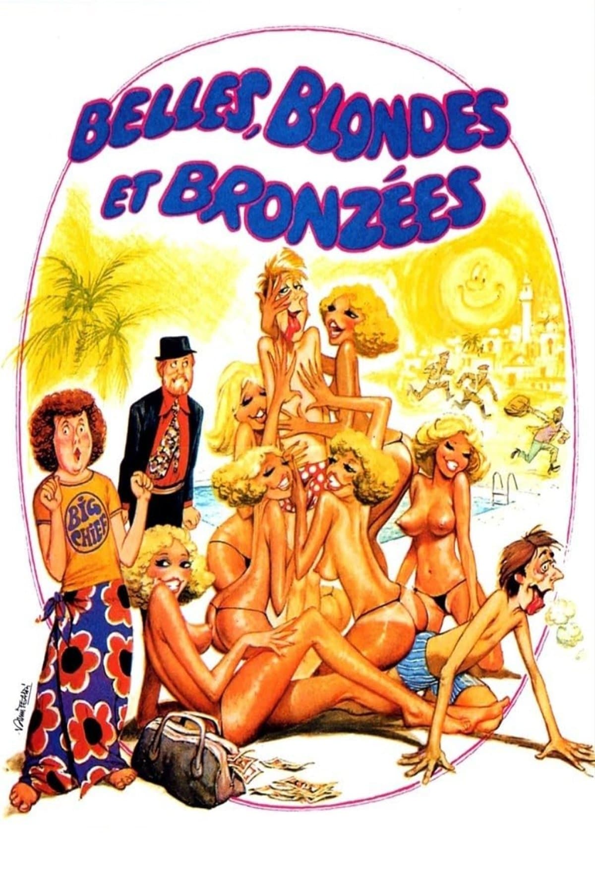 Poster Belles, blondes et bronzées