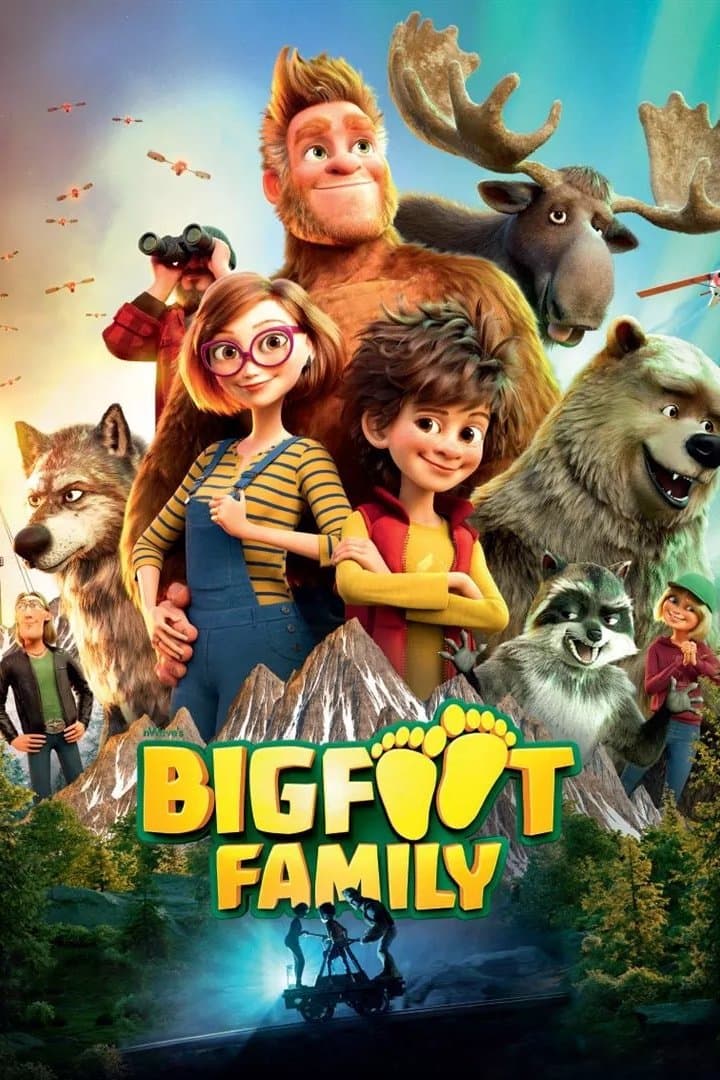 Poster Bigfoot Family