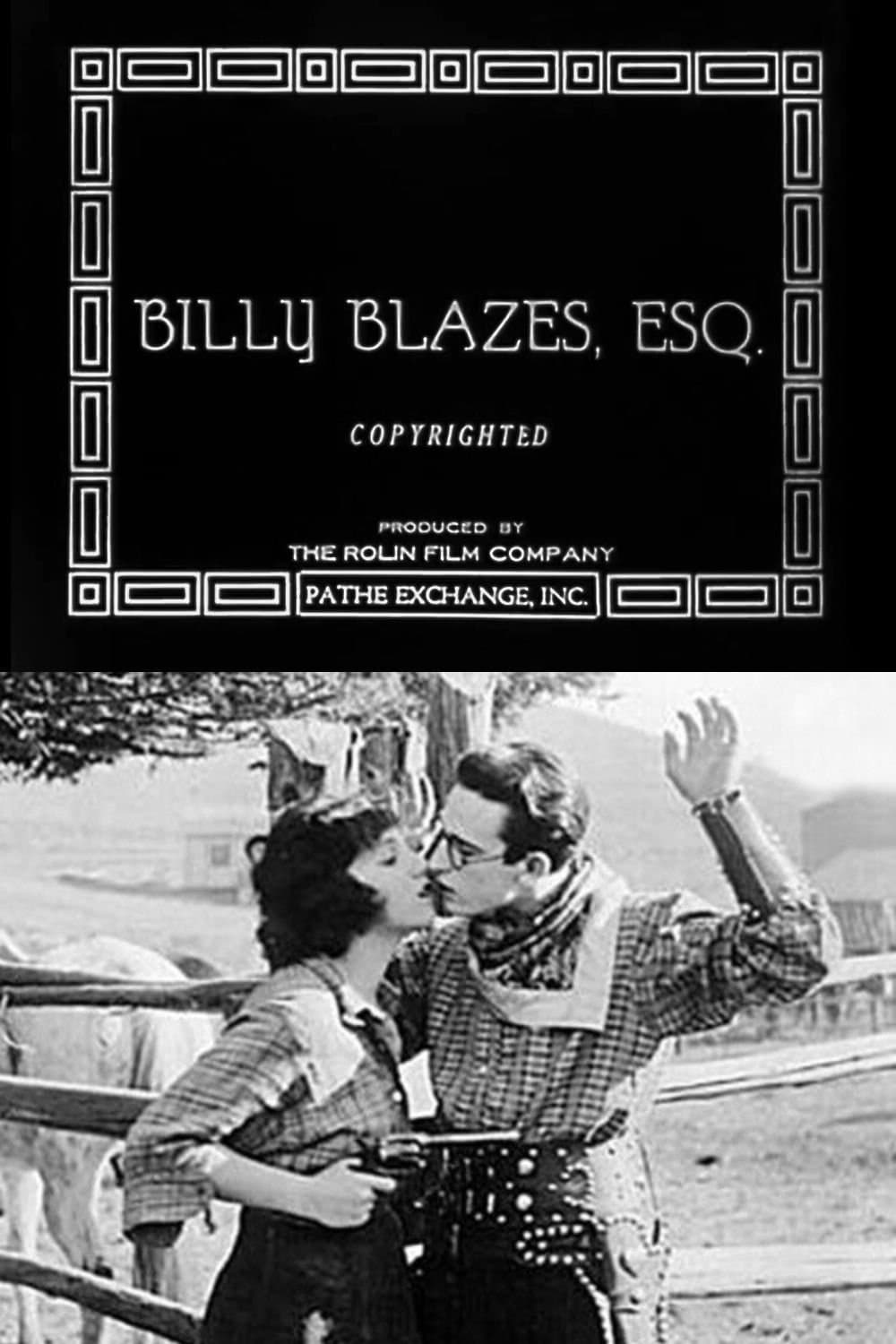 Poster Billy Blazes, Esq.