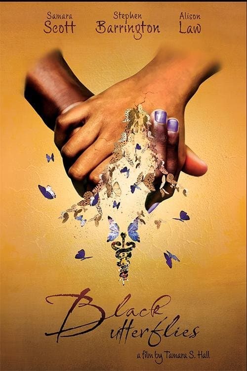 Poster Black Butterflies