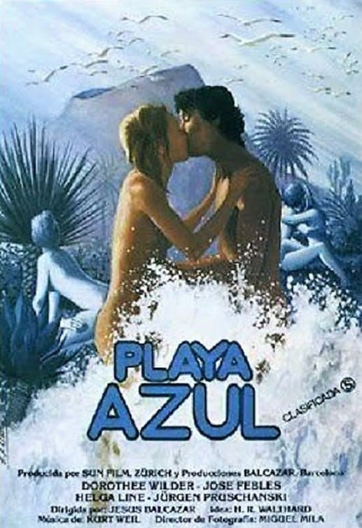 Poster Blue Beach