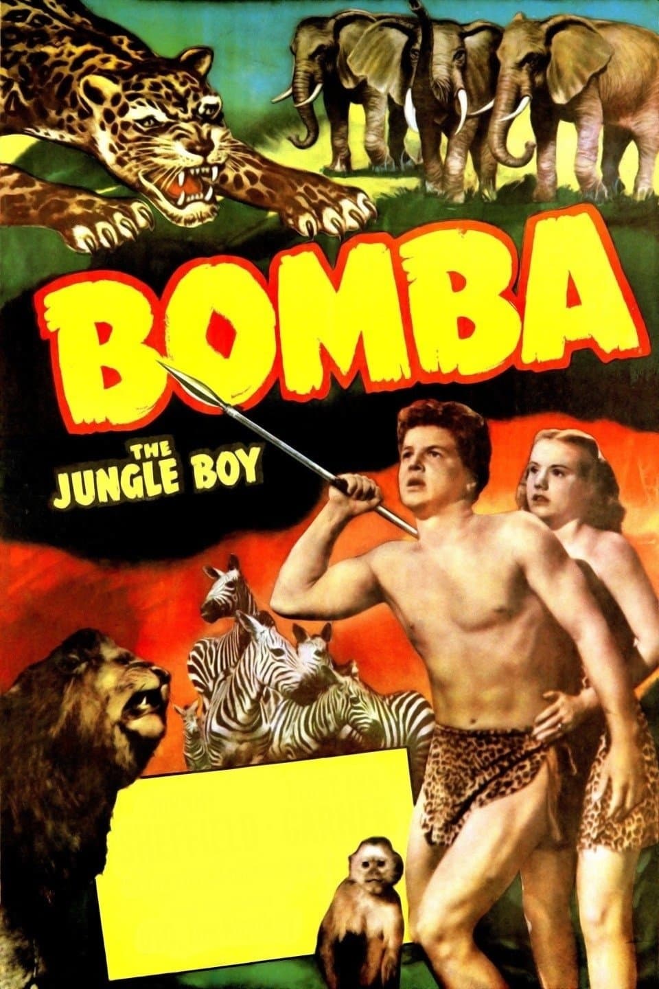 Poster Bomba, the Jungle Boy