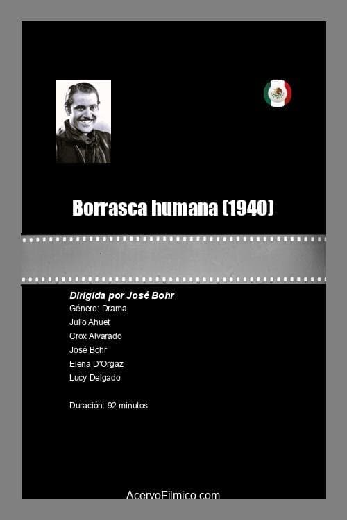 Poster Borrasca humana