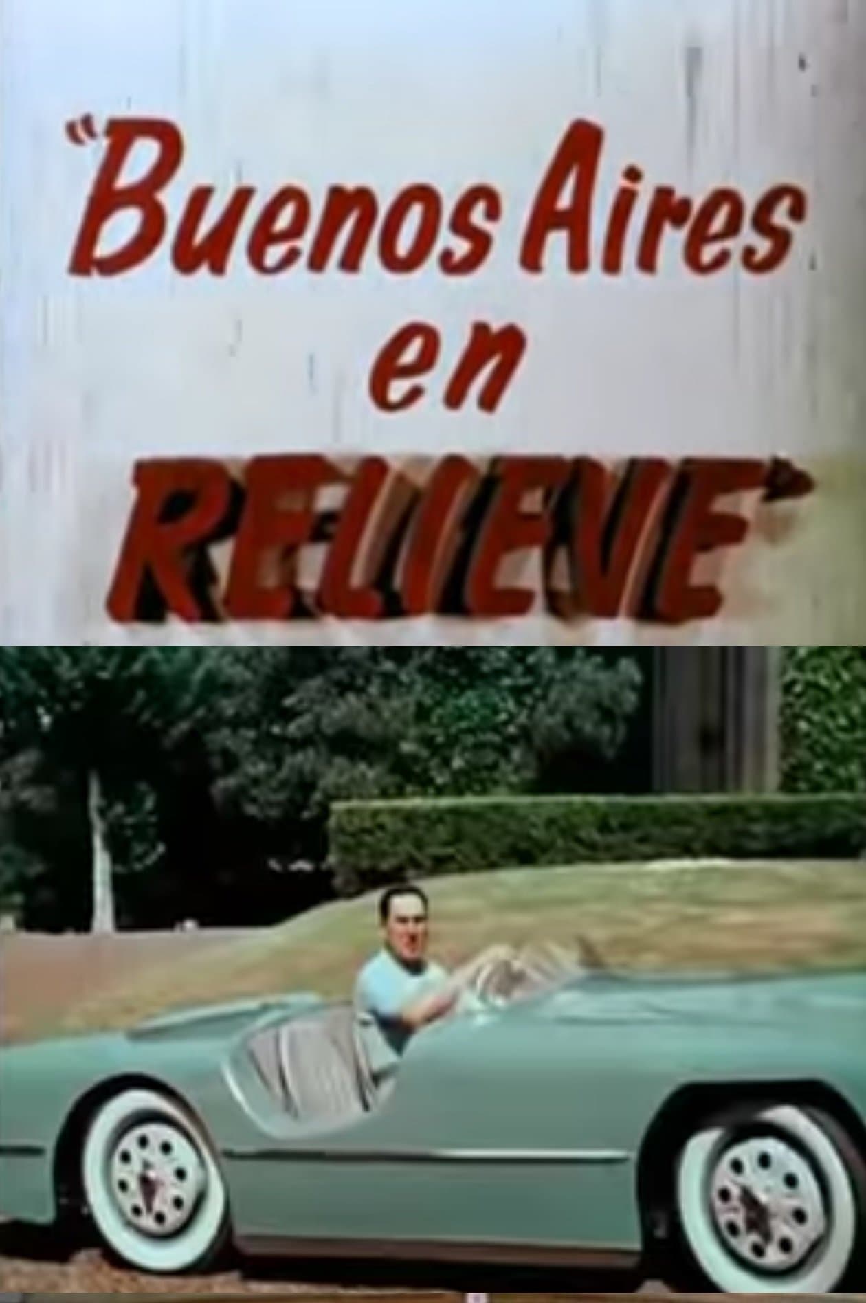 Poster Buenos Aires in Relief