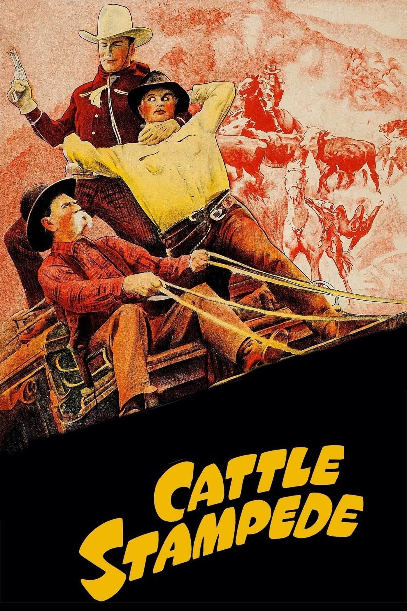 Poster Cattle Stampede