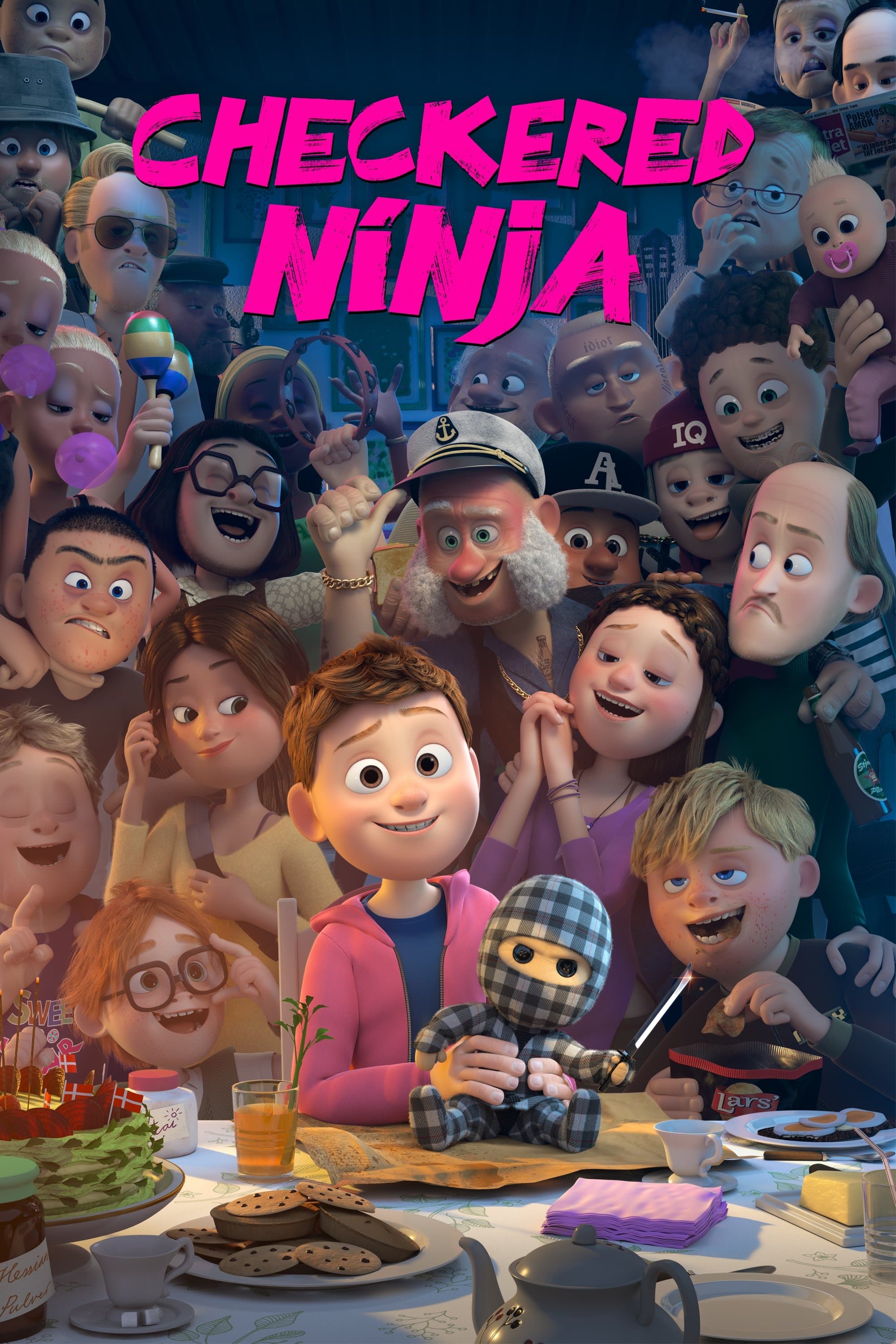 Poster Checkered Ninja