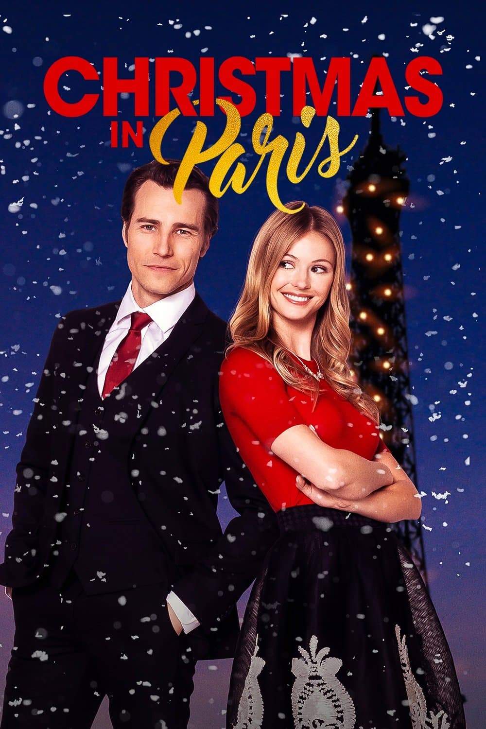 Poster Christmas in Paris