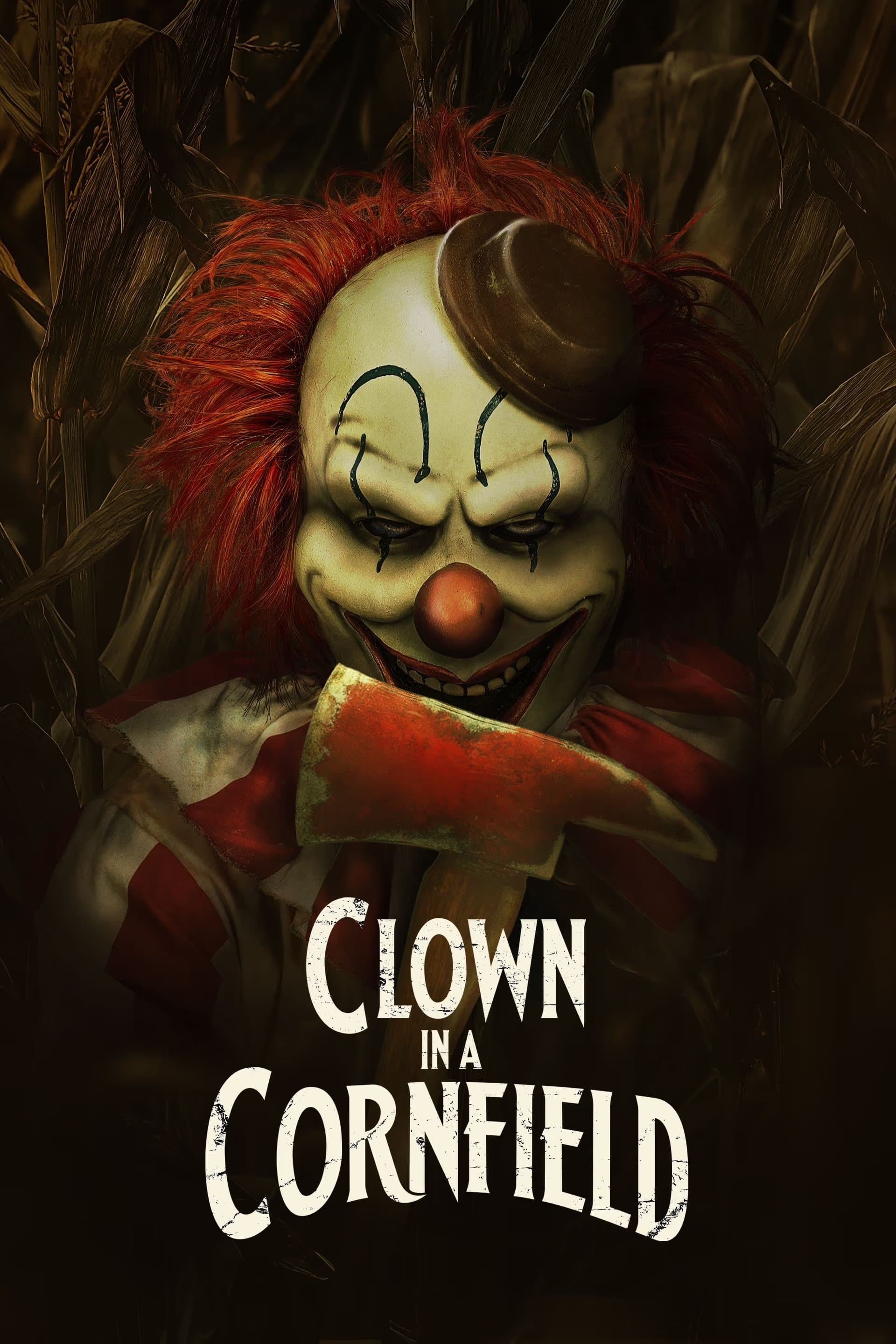 Poster Clown in a Cornfield