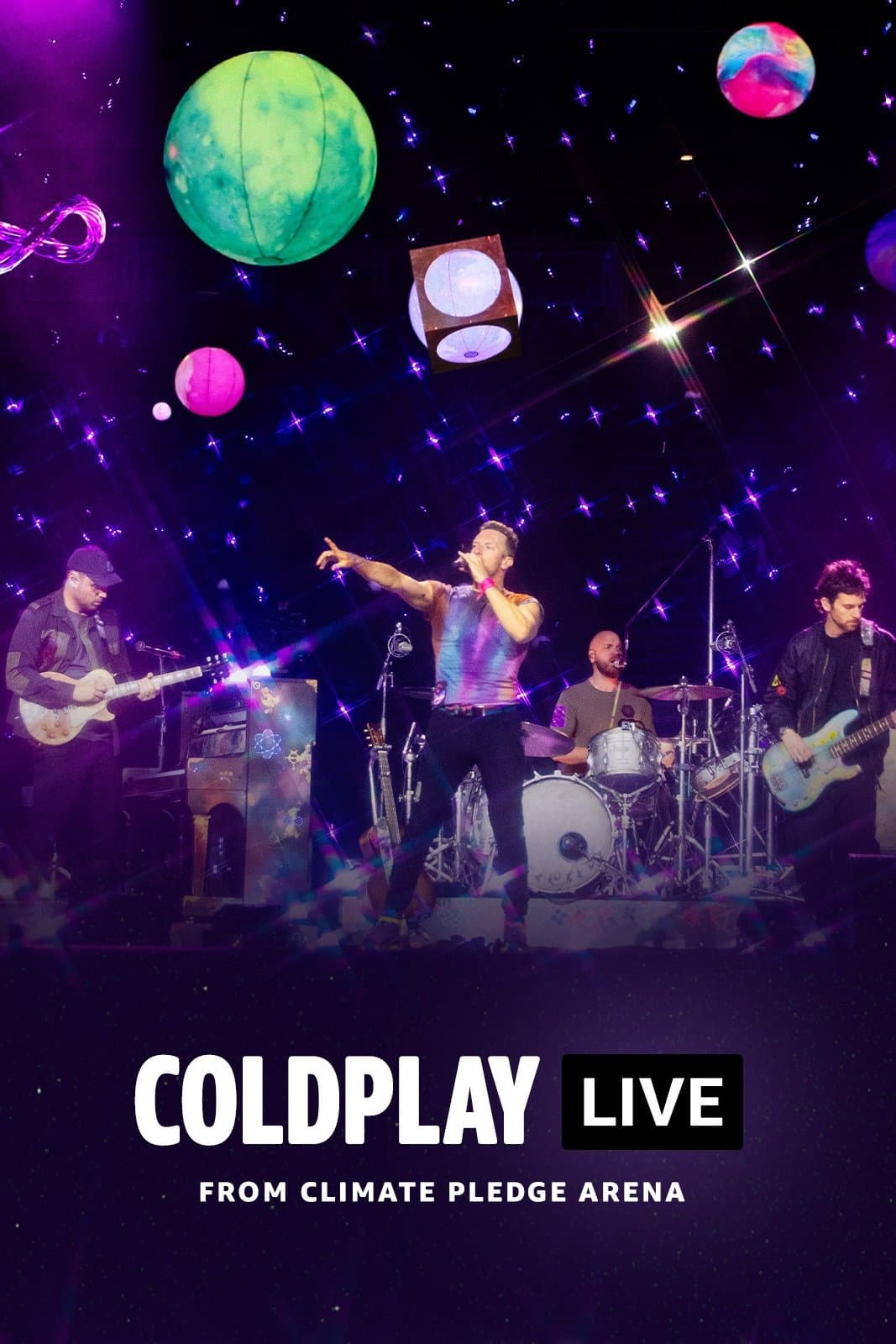 Poster Coldplay - Live from Climate Pledge Arena