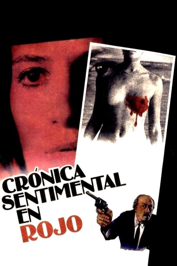 Poster Crónica sentimental en rojo