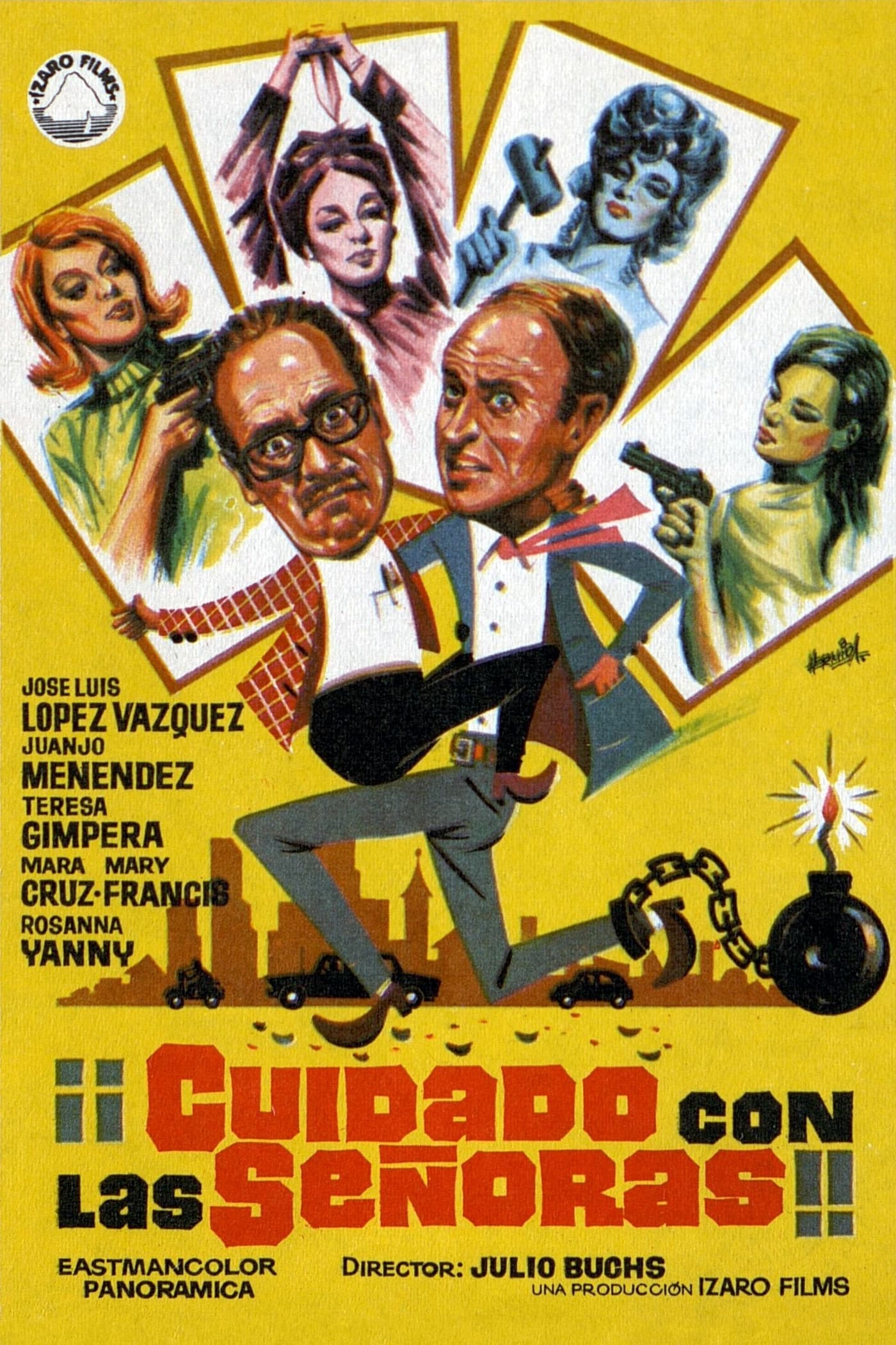 Poster ¡Cuidado con las señoras!