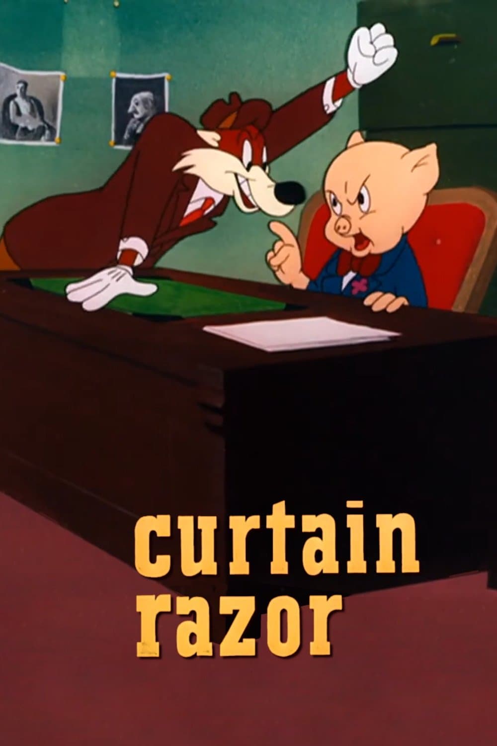 Poster Curtain Razor