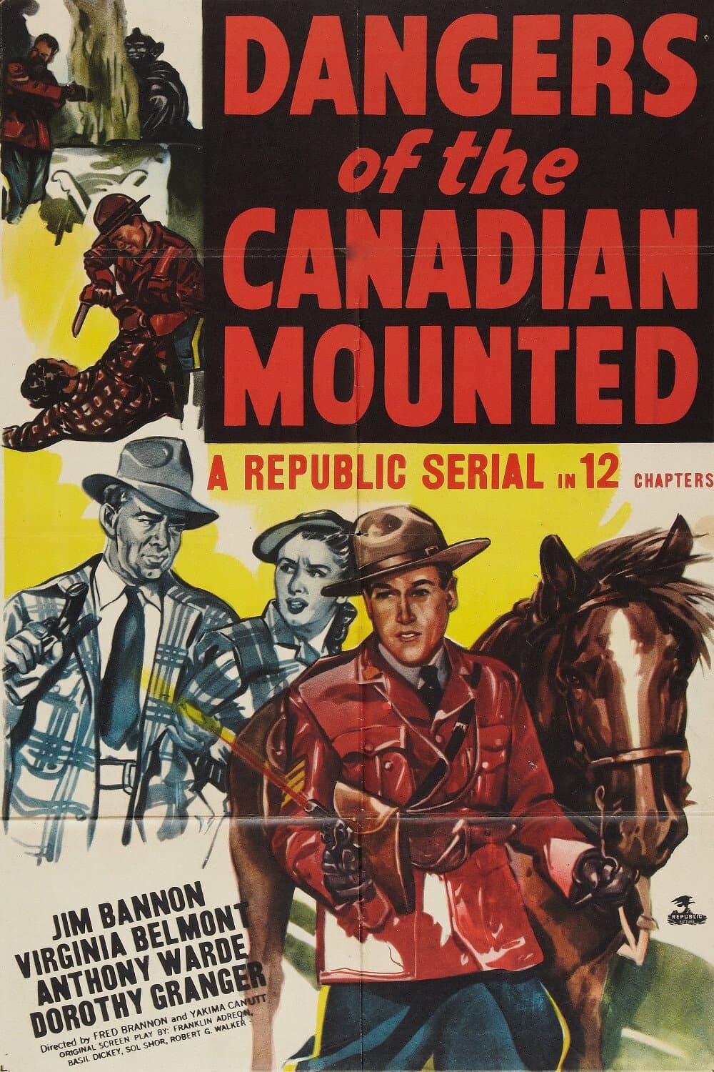 Poster Dangers of the Canadian Mounted
