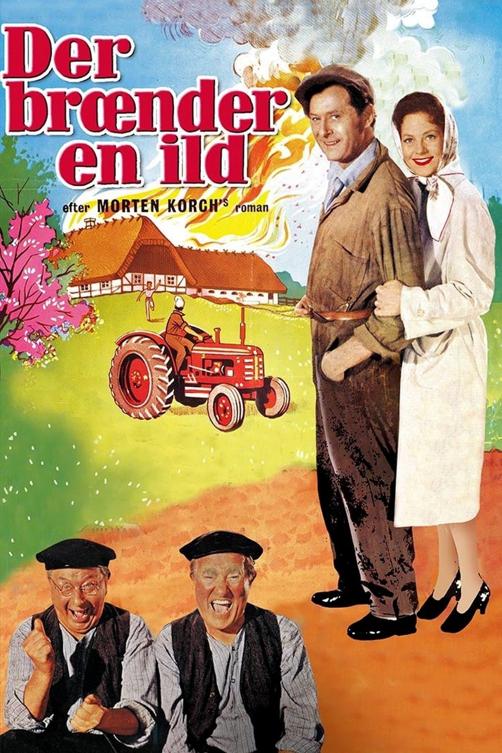 Poster Der brænder en ild