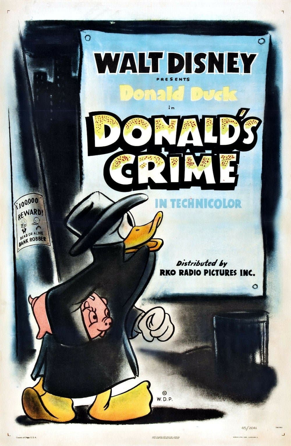 Poster Donald's Crime