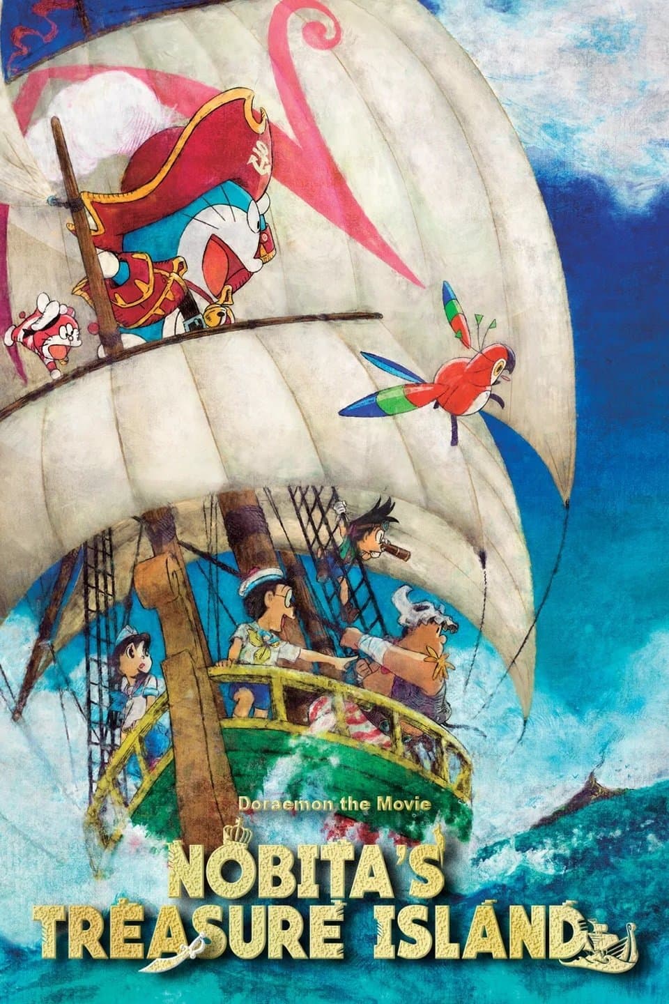Poster Doraemon: Nobita's Treasure Island