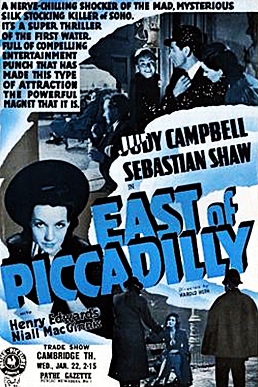 Poster East of Piccadilly