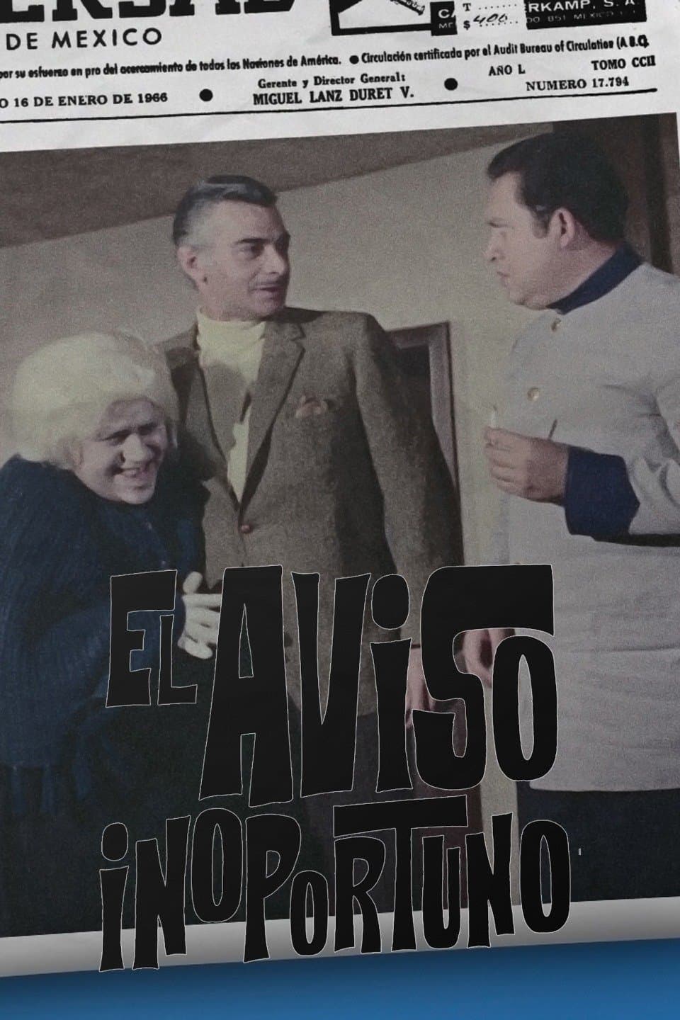 Poster El aviso inoportuno