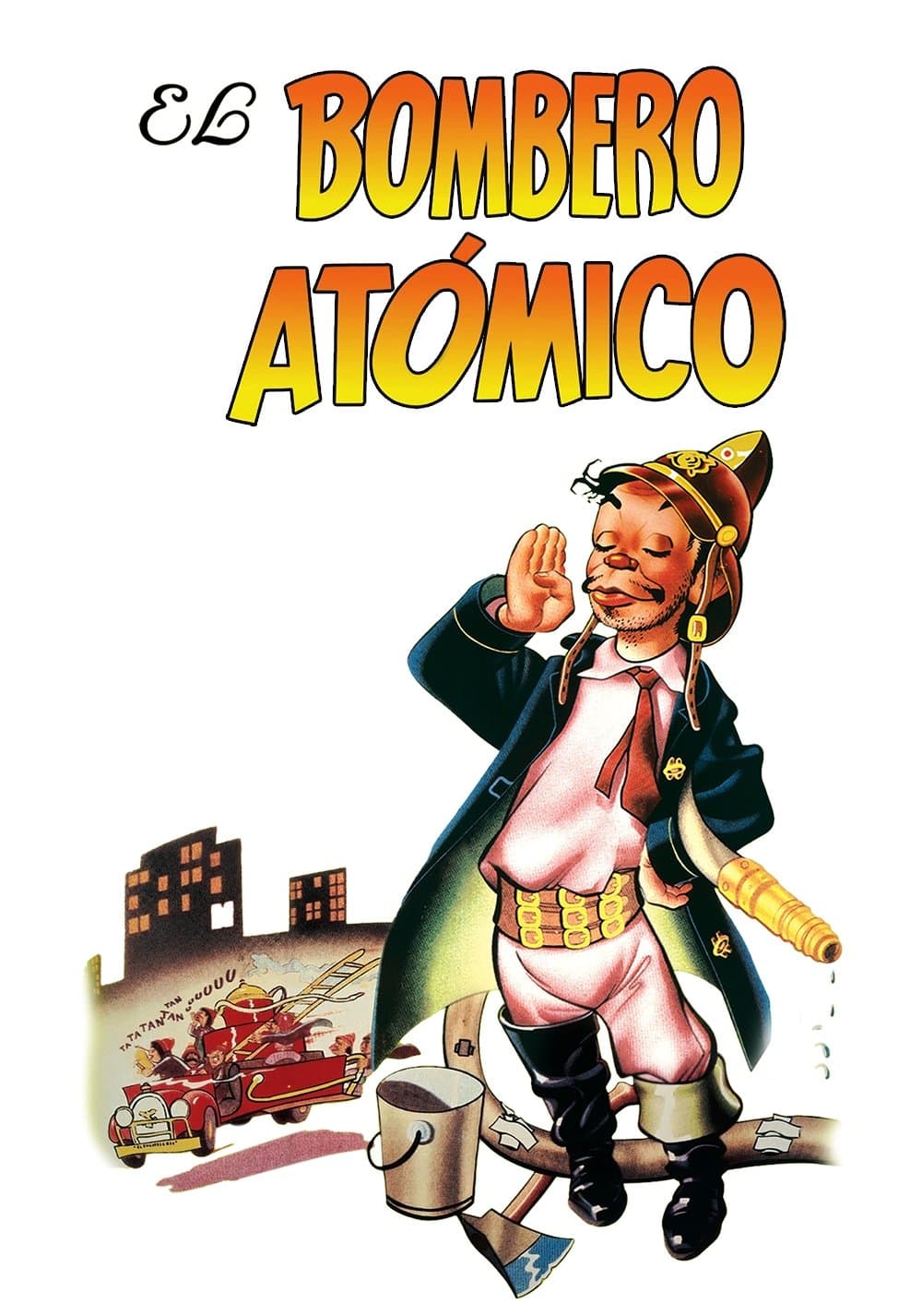 Poster El bombero atómico