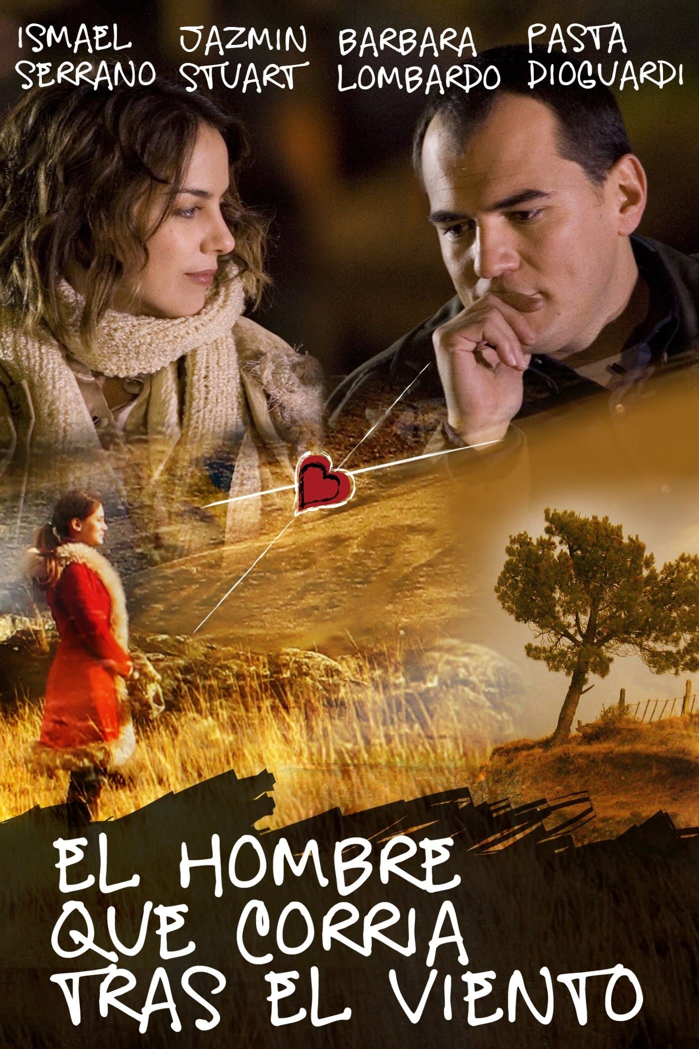 Poster El hombre que corría tras el viento