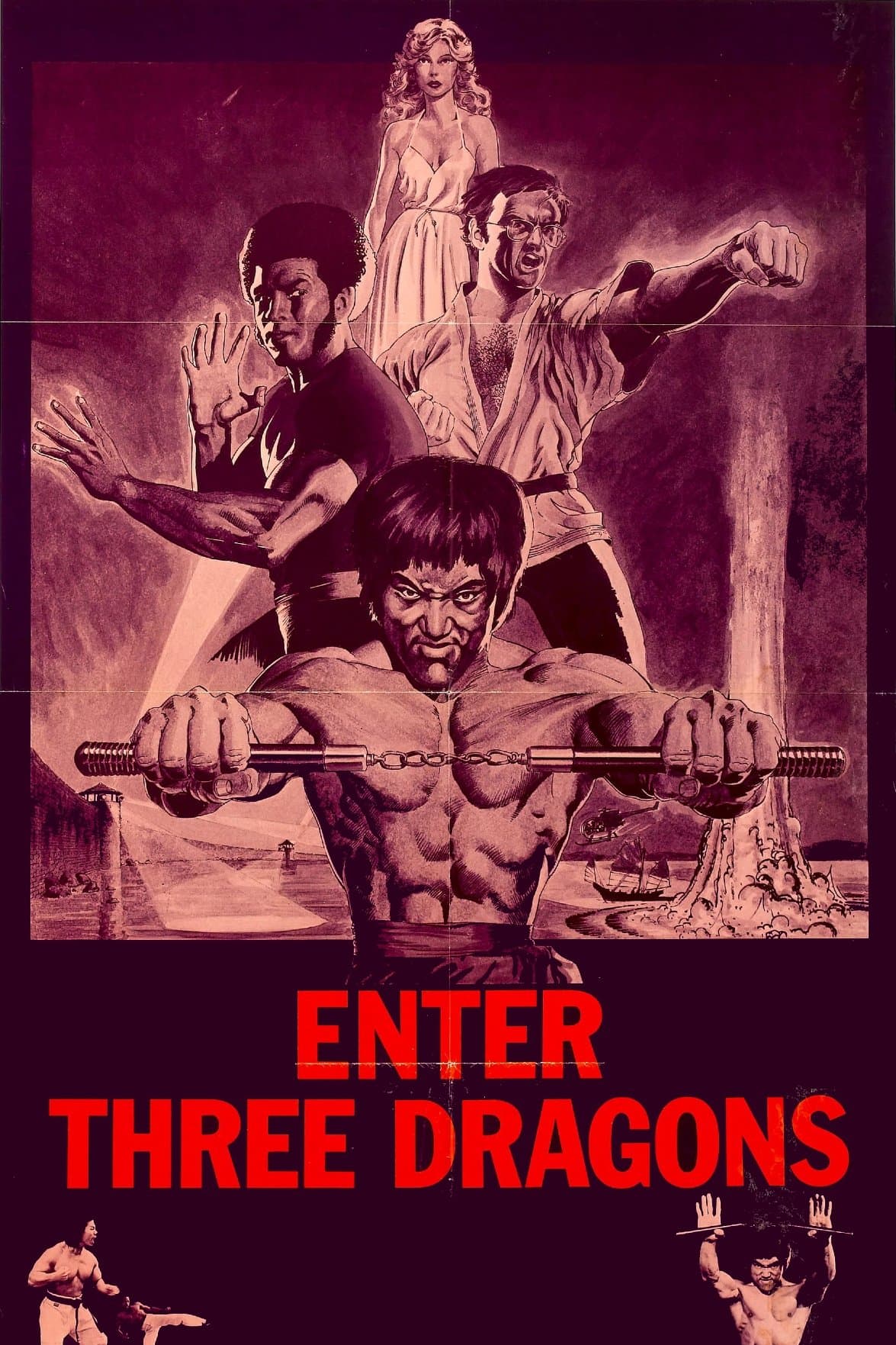 Poster Enter Three Dragons