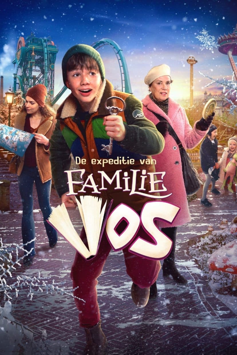 Poster Family Fox on Expedition
