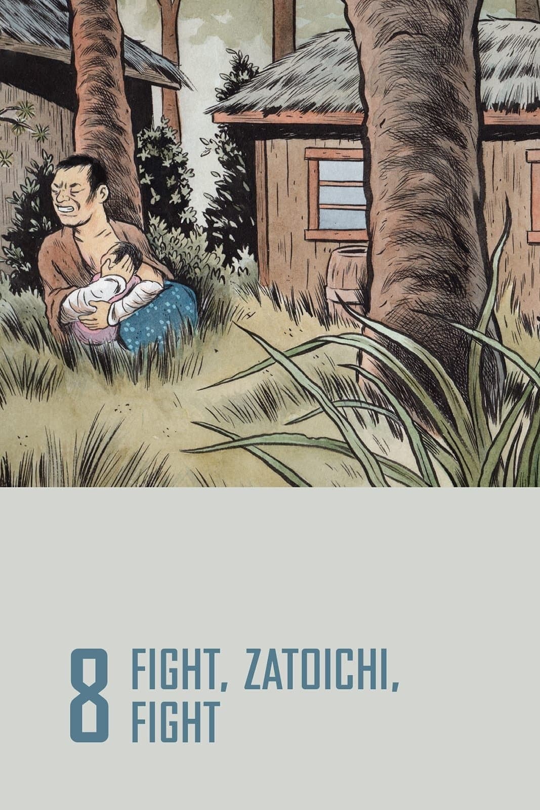 Poster Fight, Zatoichi, Fight