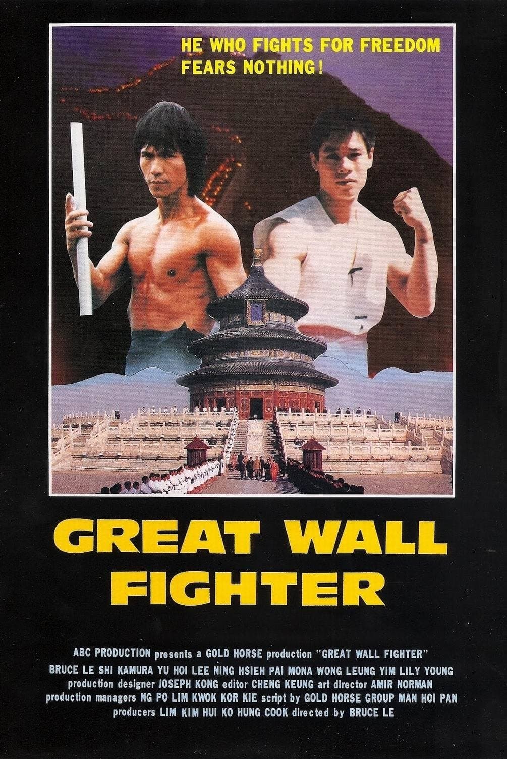 Poster Fire on the Great Wall