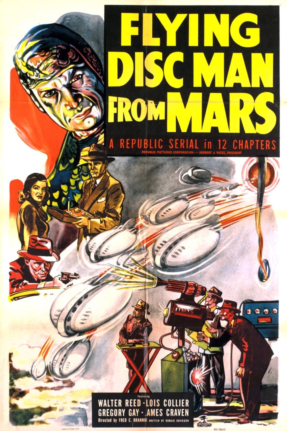 Poster Flying Disc Man from Mars