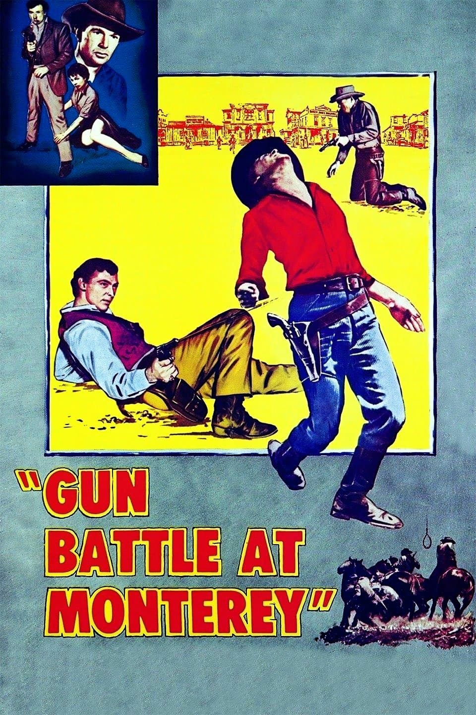 Poster Gun Battle at Monterey