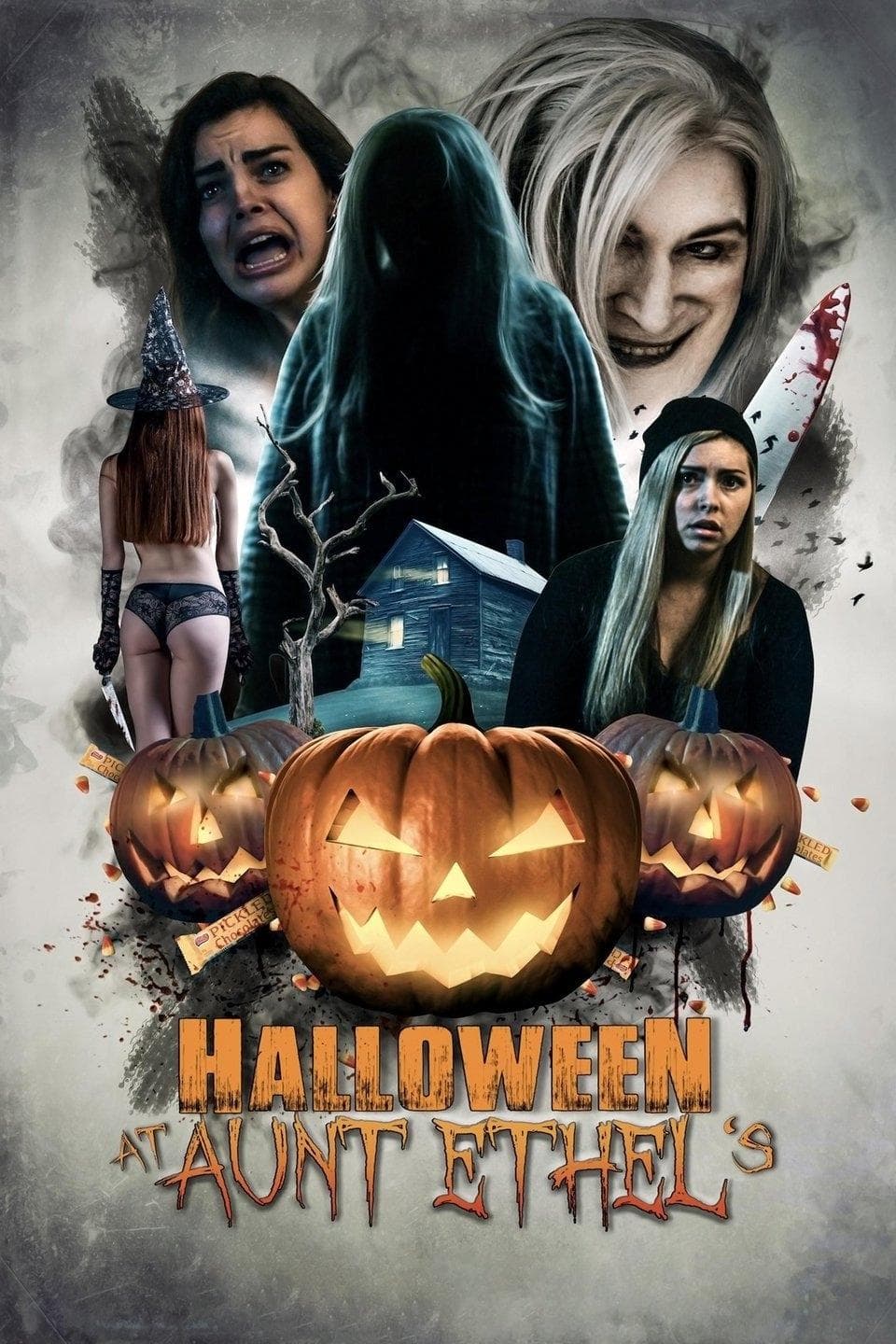 Poster Halloween at Aunt Ethel's
