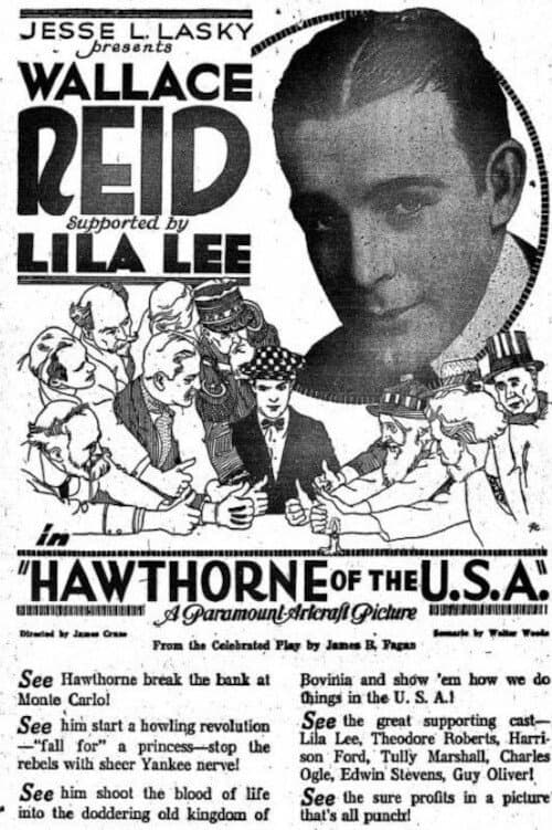 Poster Hawthorne of the U.S.A.